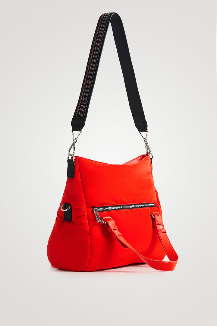 Einfarbige Handtasche technisches Gewebe | Desigual