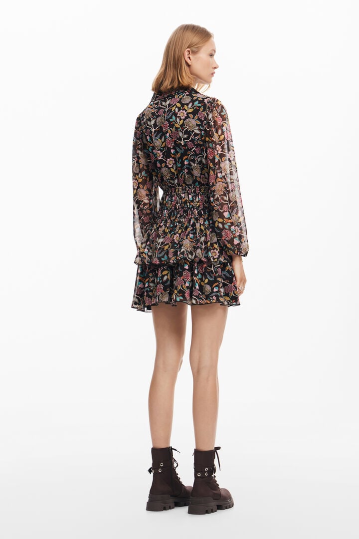 Vestido corto flores | Desigual
