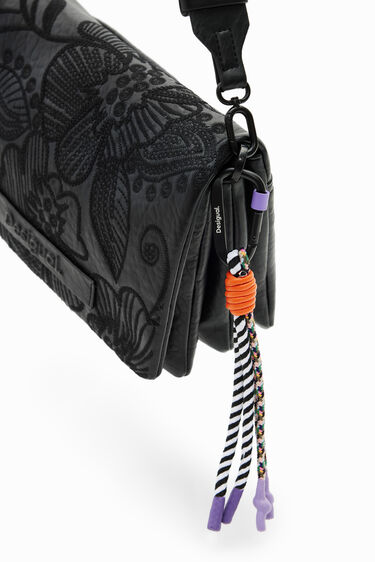 Bandolera M bordado flores | Desigual