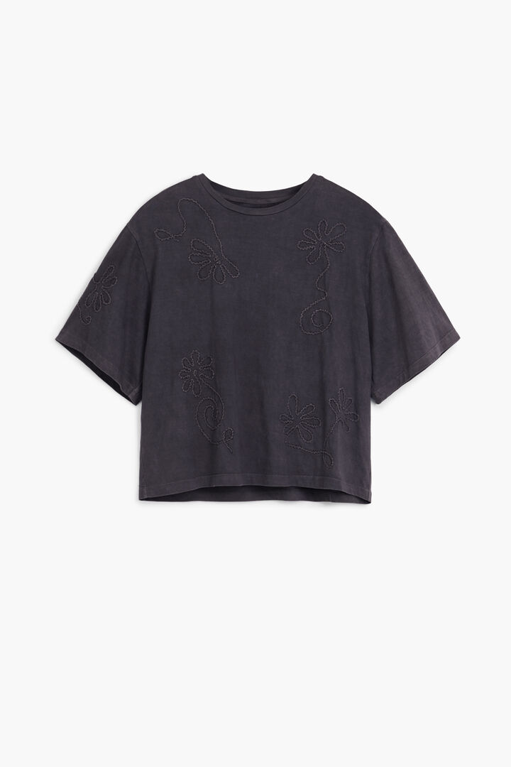 Embroidered flower T-shirt | Desigual