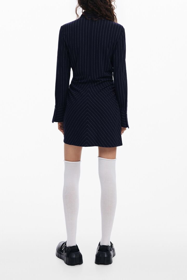 Striped slim dress