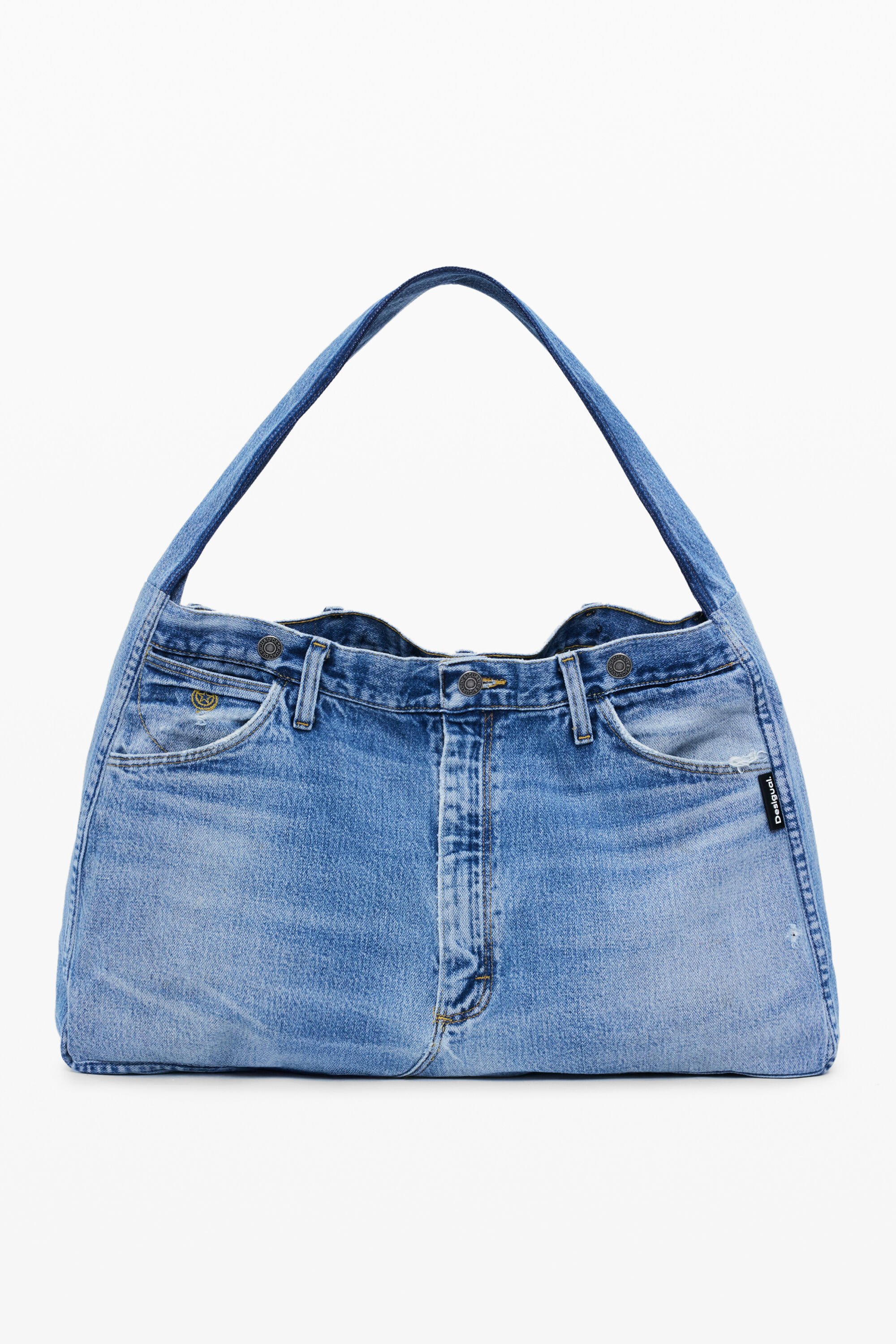 Große Denim-Tasche