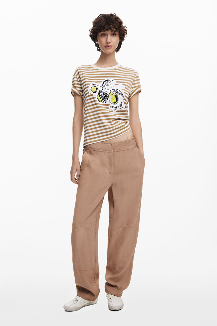 Utility straight pants