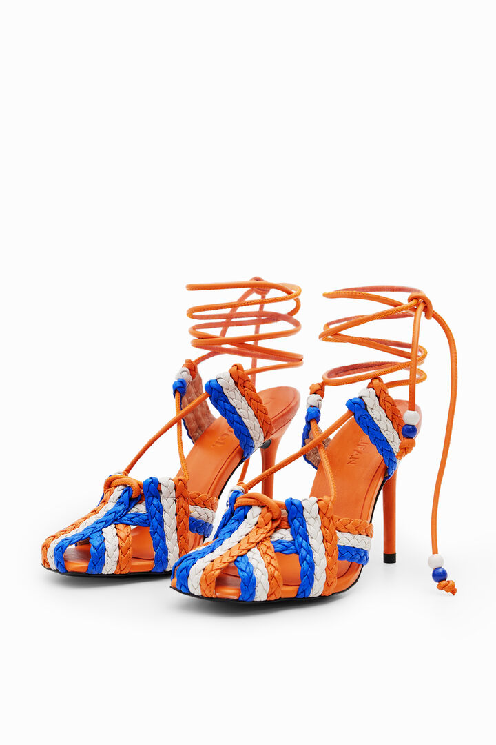 Stella Jean heeled sandal | Desigual