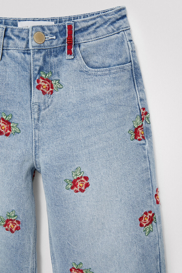 Jean wide leg roses | Desigual
