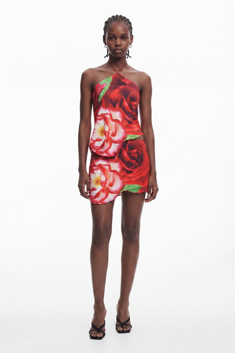 TYLER MCGILLIVARY ASYMMETRICAL MINI SKIRT