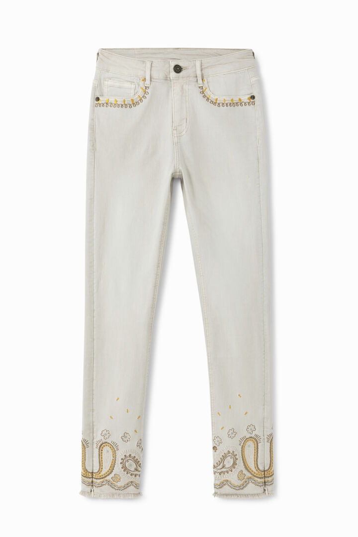 Skinny cropped jeans | Desigual