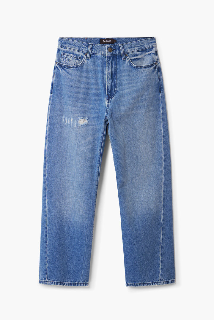 Denim with daisy illustration | Desigual