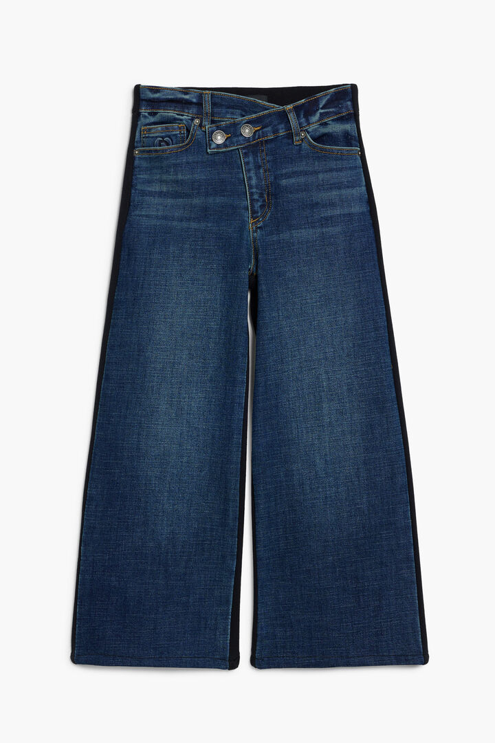 Jean combiné taille asymétrique | Desigual