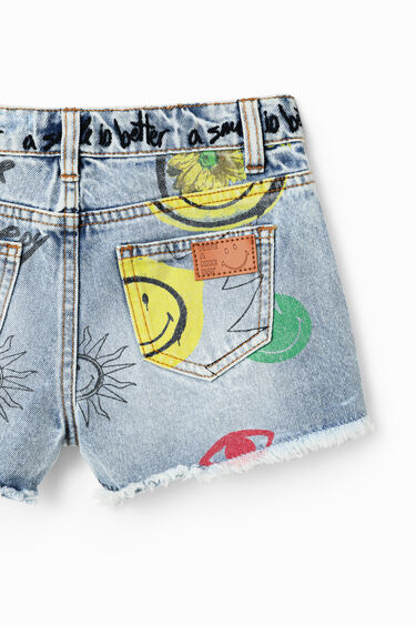 Smiley® denim shorts | Desigual