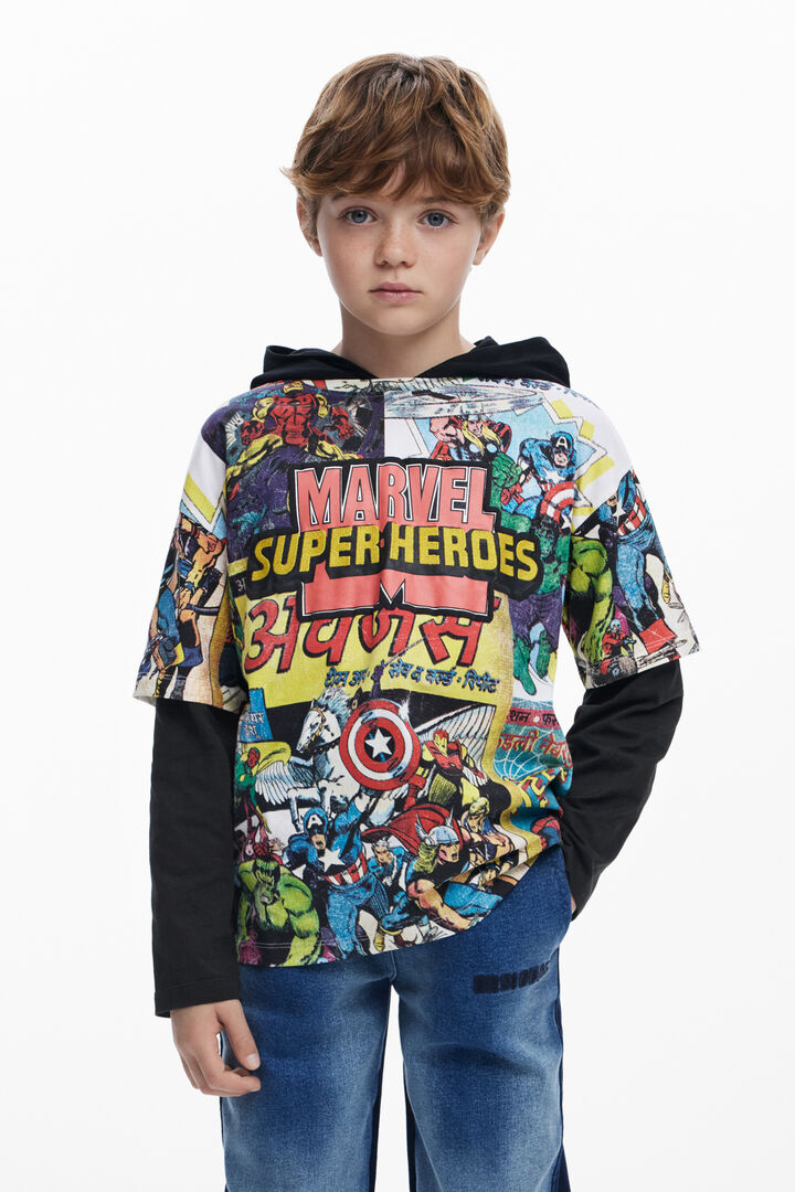 Camsieta Marvel™ efecto superposición | Desigual