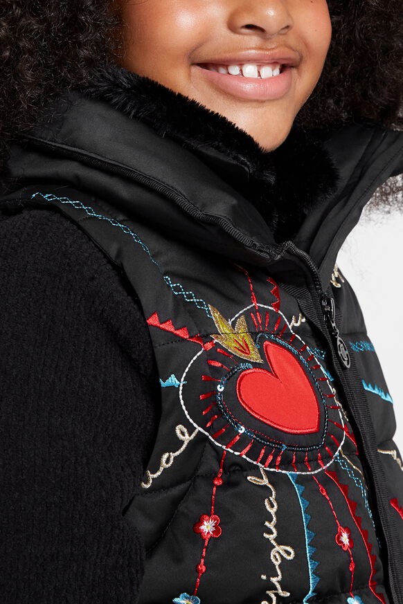 Two in one embroidered jacket | Desigual