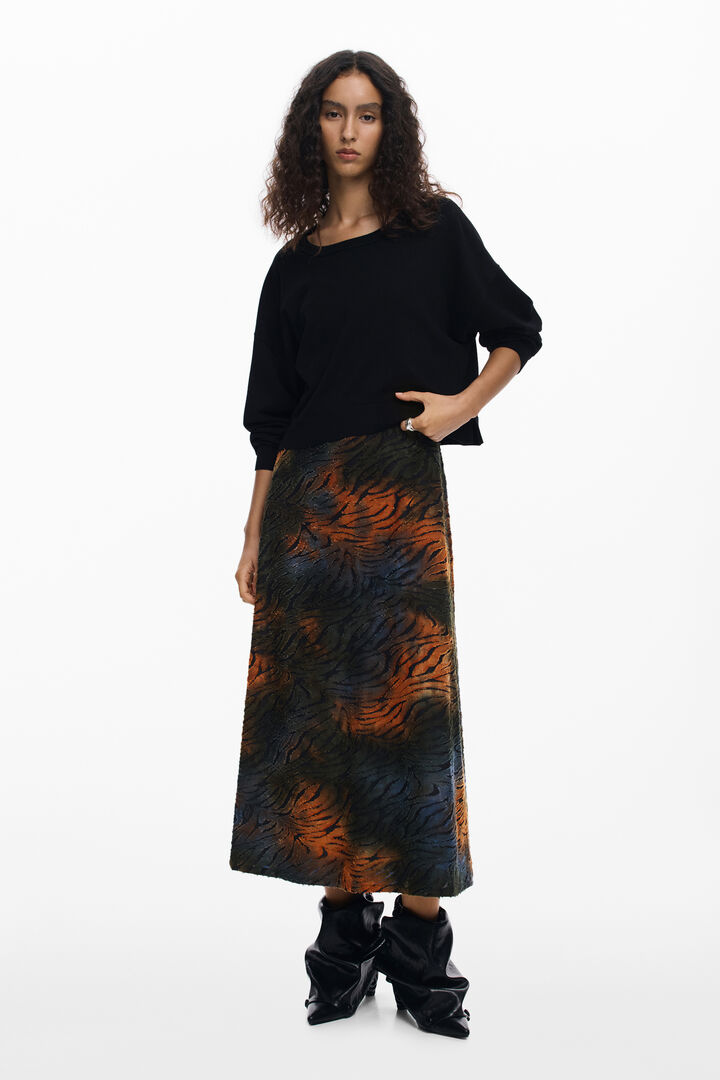 Vestido desmontable animal print