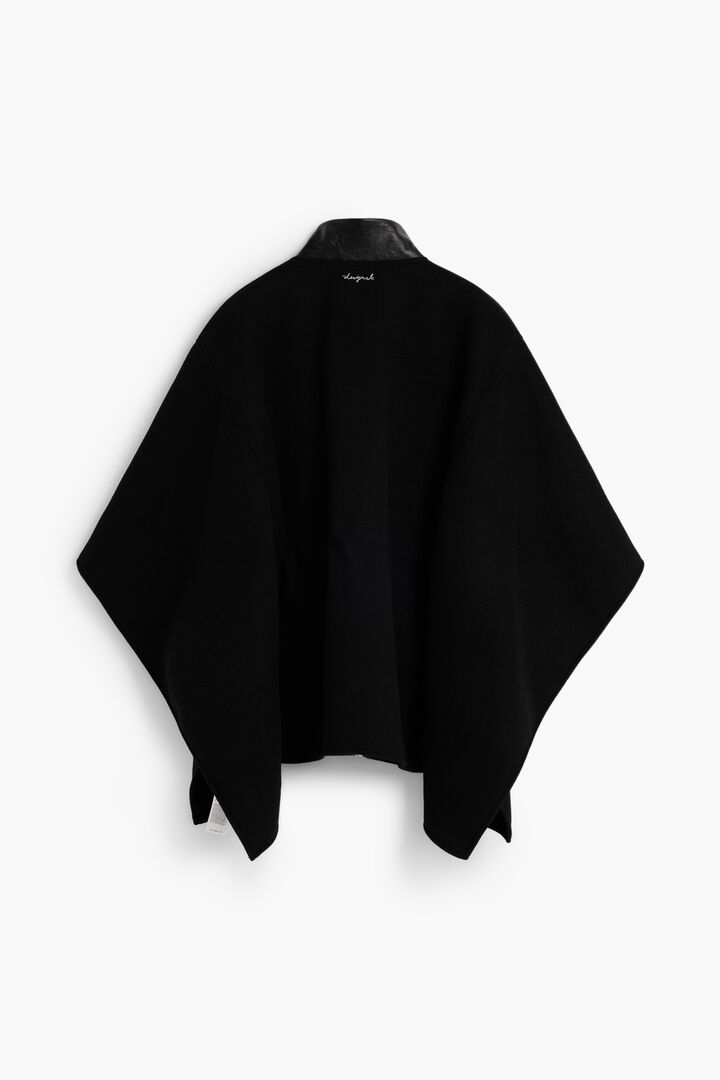 Poncho Leather Effect