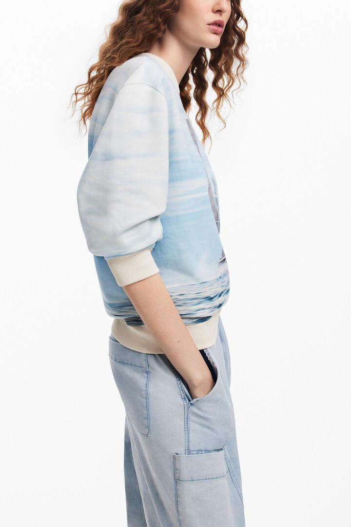 American Magic Sailboat Sweatshirt | Desigual