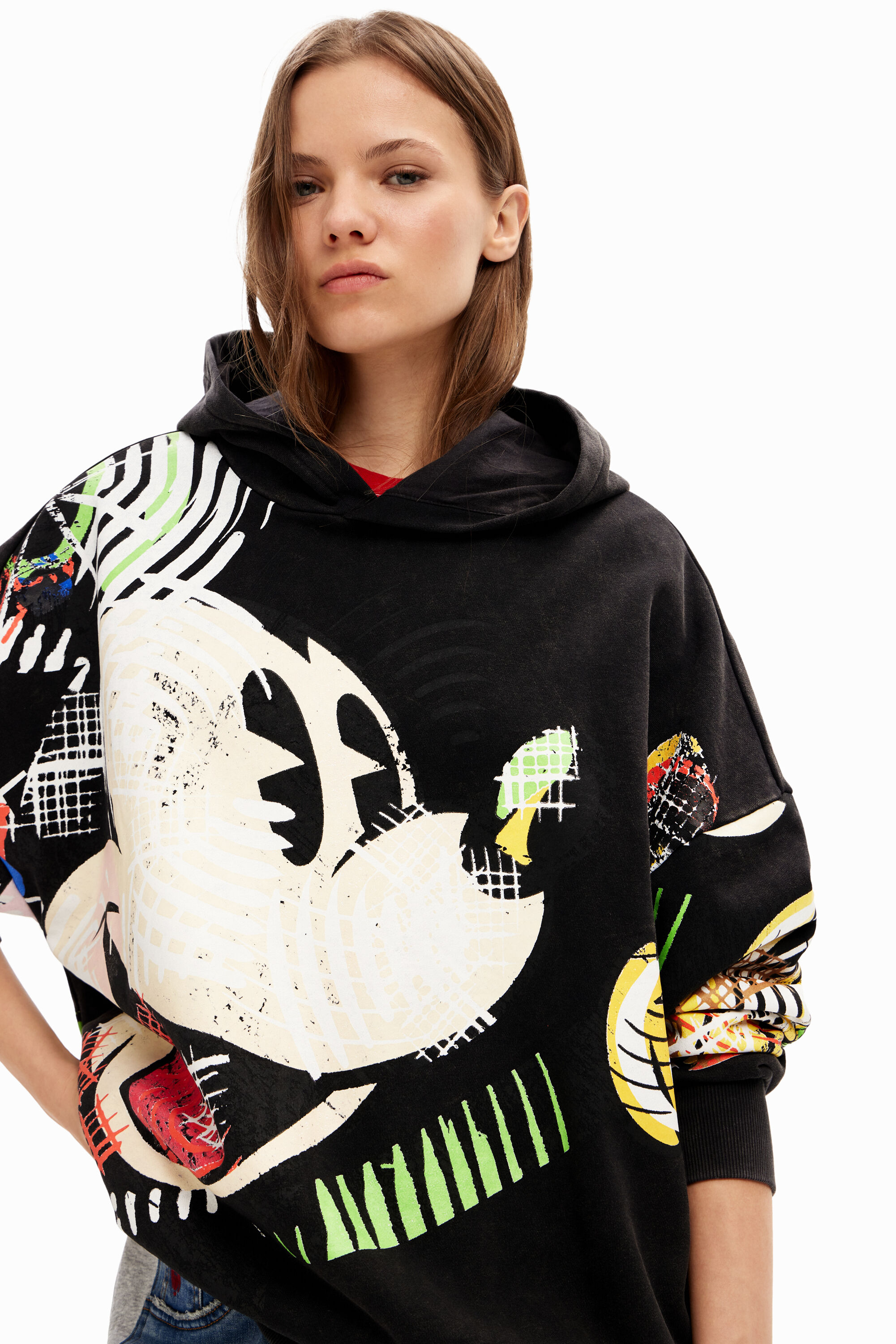 Mickey mouse white hoodie outlet