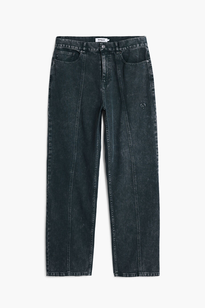 Rechte broek met gewassen effect | Desigual