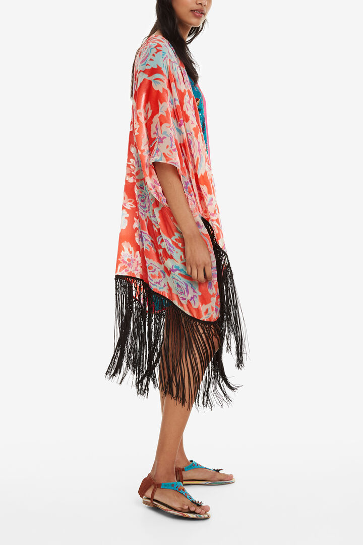 Fringed Poncho Zarzuela | Desigual