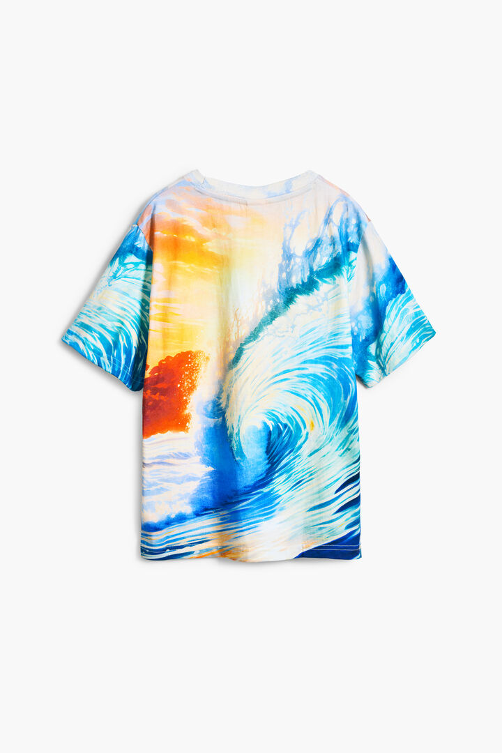 Wave print T-shirt | Desigual