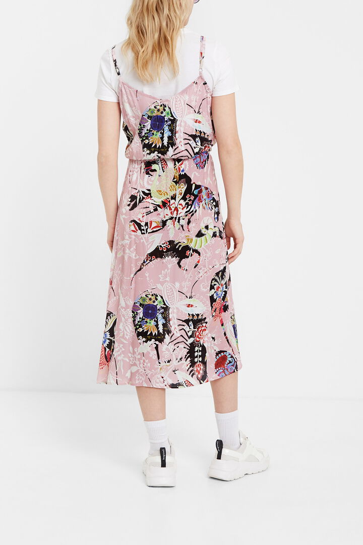 Vestido lencero con camiseta | Desigual