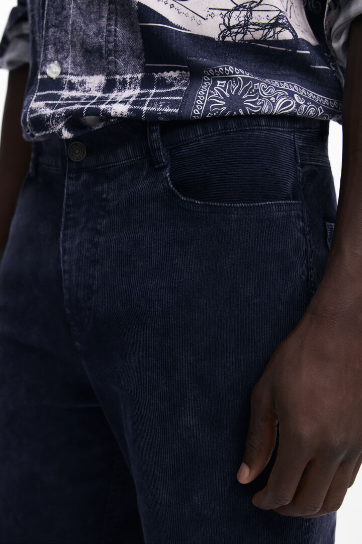 Gewassen lange corduroy broek | Desigual