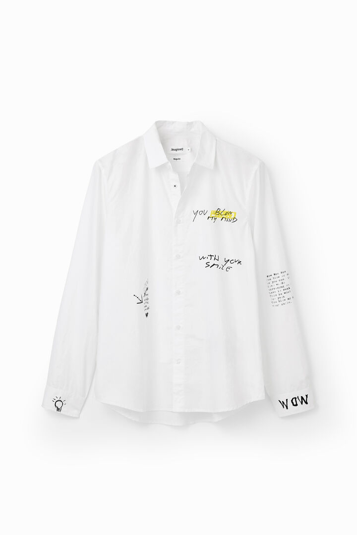 Contrasting message shirt | Desigual