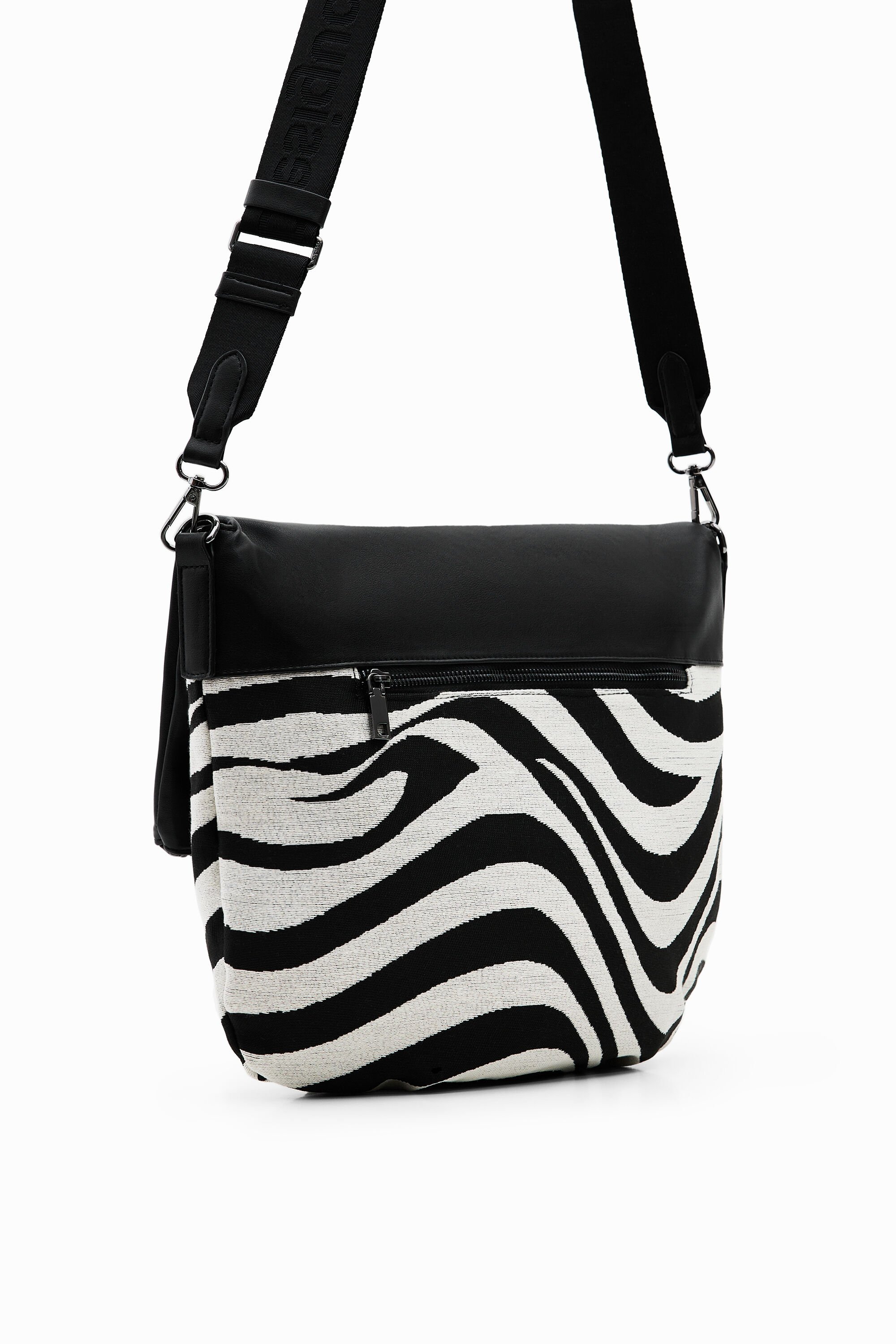 Zebra-Tasche Half-Logo