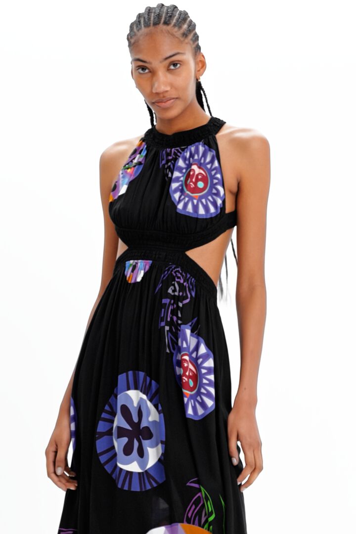 M. Christian Lacroix cut-out midi dress | Desigual