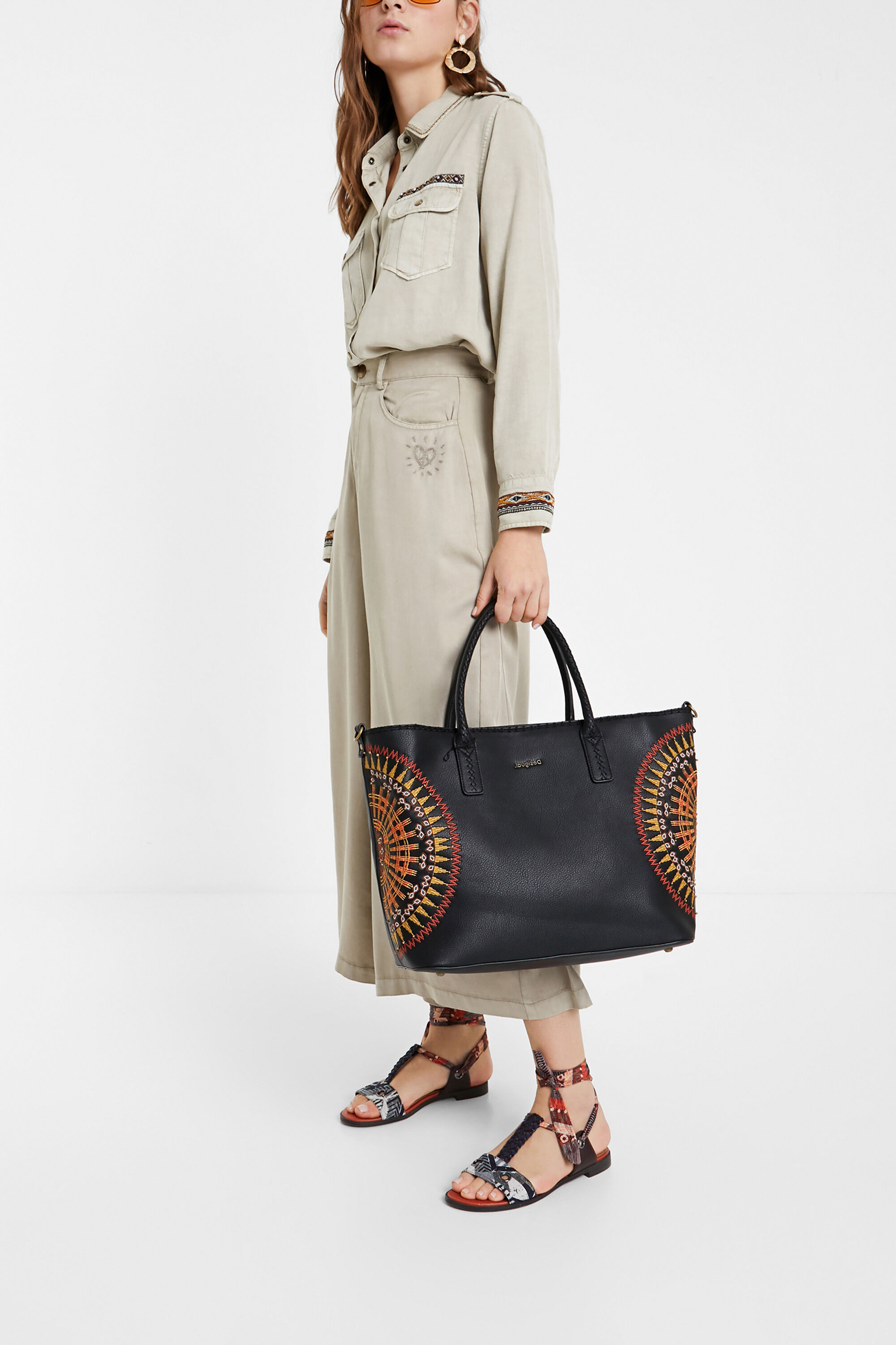 Bolso grande mandala africano