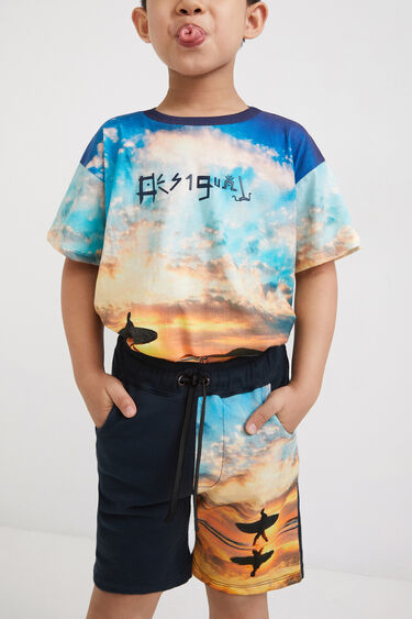 Short met surfscene | Desigual