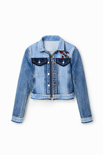 Chaqueta corta vaquera trucker