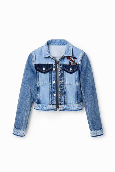 Chaqueta corta vaquera trucker | Desigual