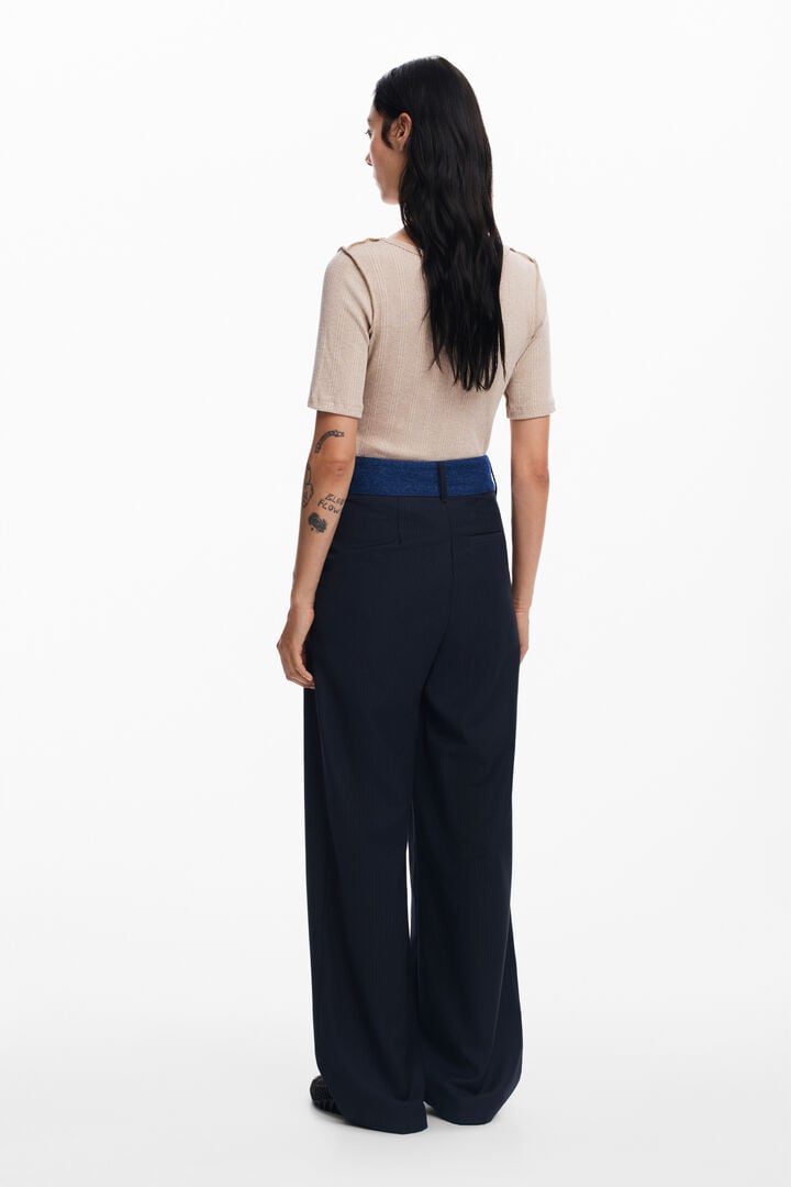 Camiseta escote fruncido | Desigual