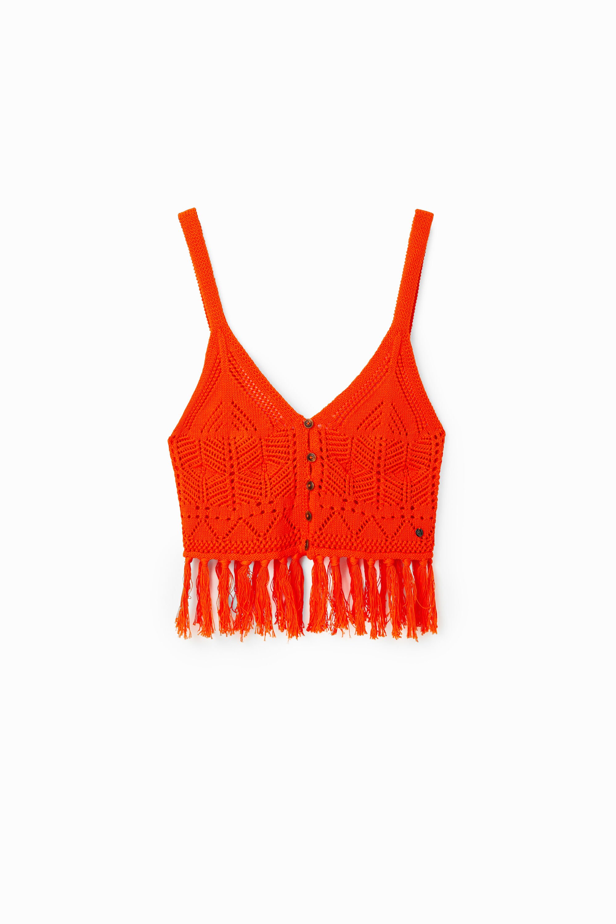 Crochet crop top