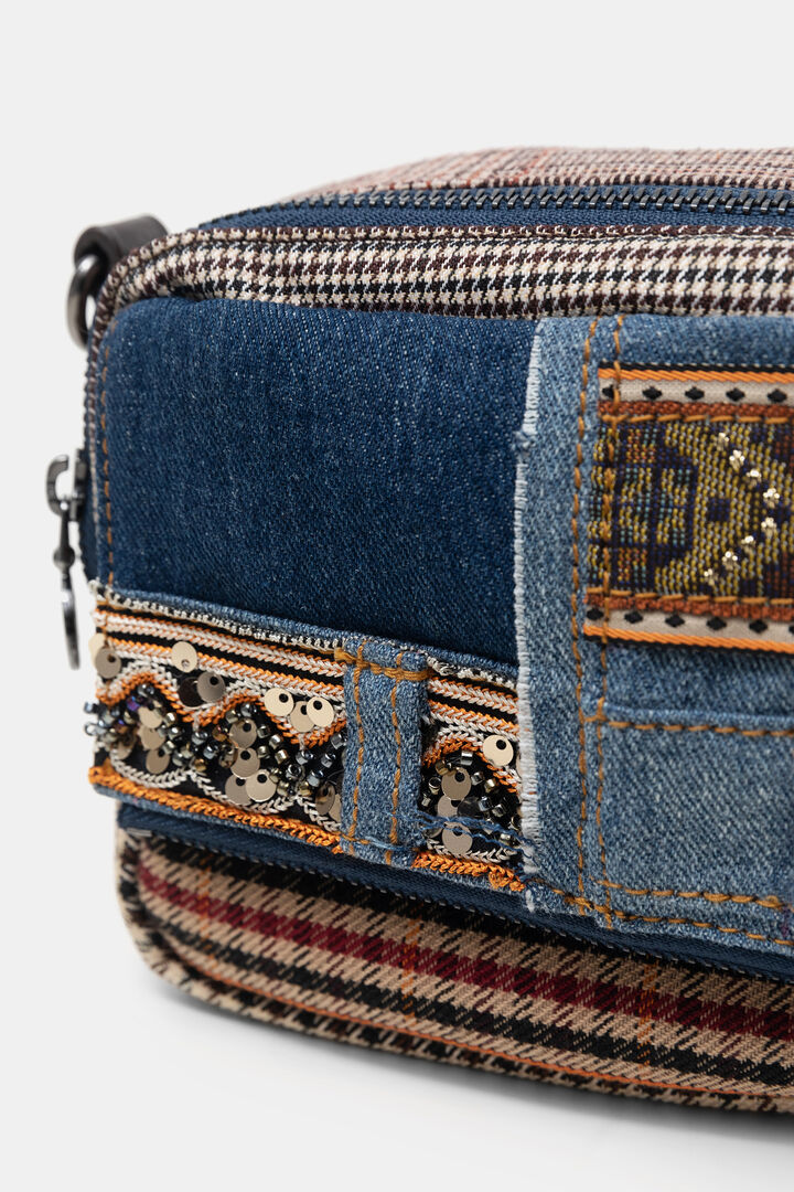 Patchwork mini-sling bag | Desigual
