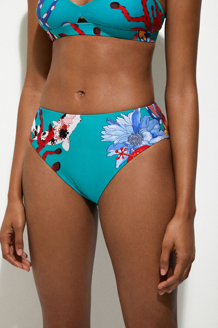 Bikinibroekje met koraal | Desigual