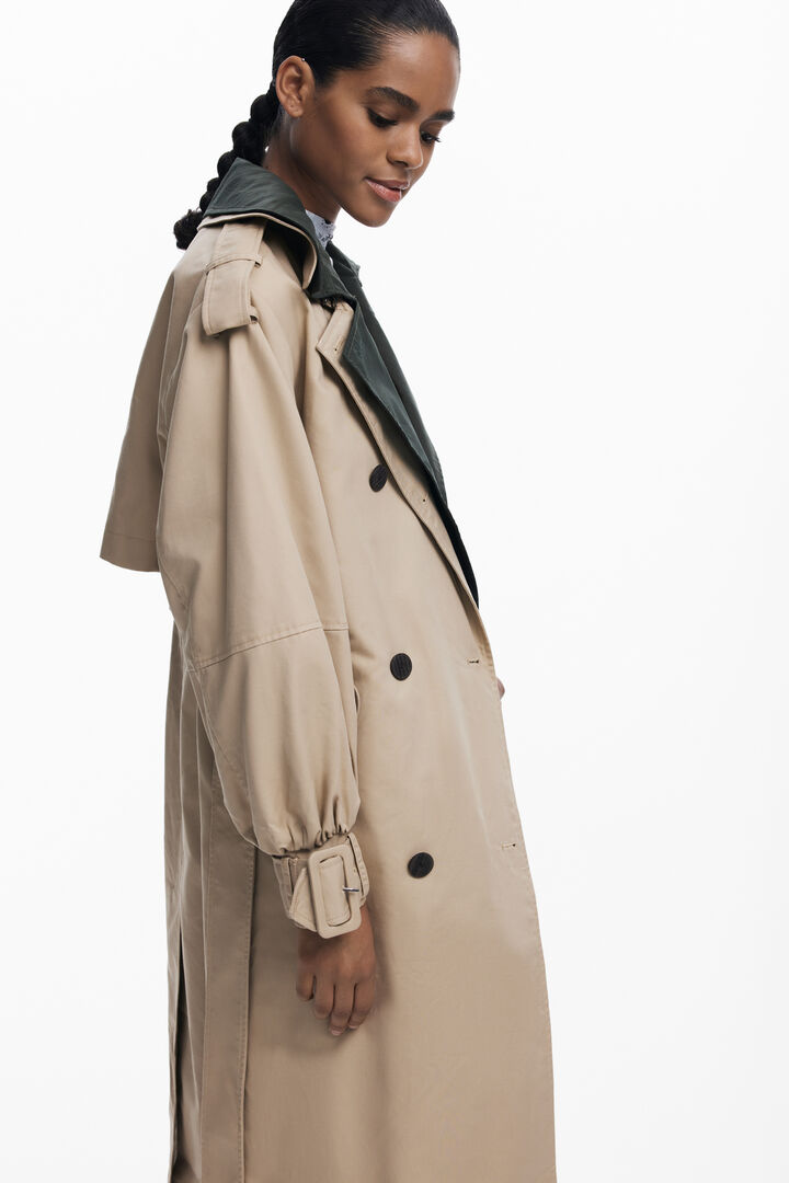 Double-lapel trench coat | Desigual