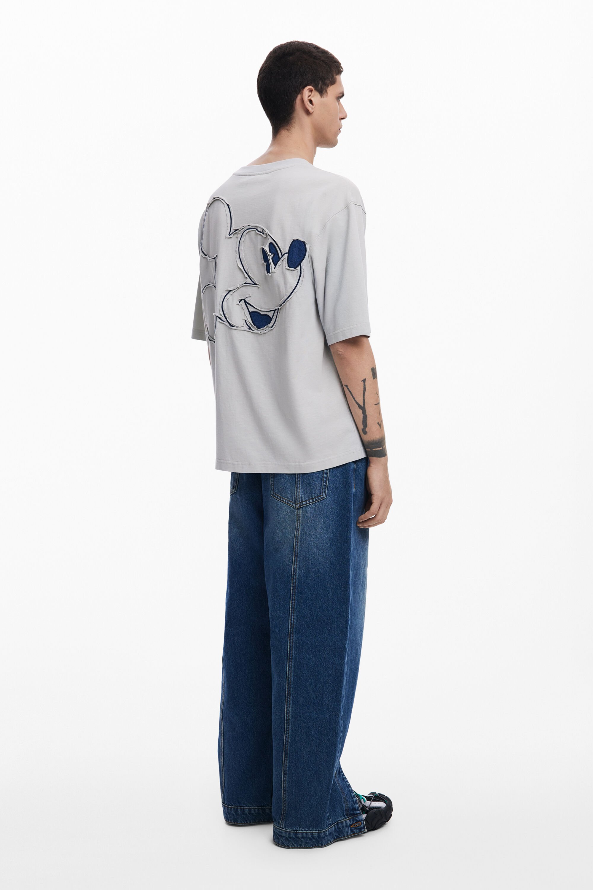 MIKIです Denim T-shirt Mickey Mouse™ men's I Desigual.com