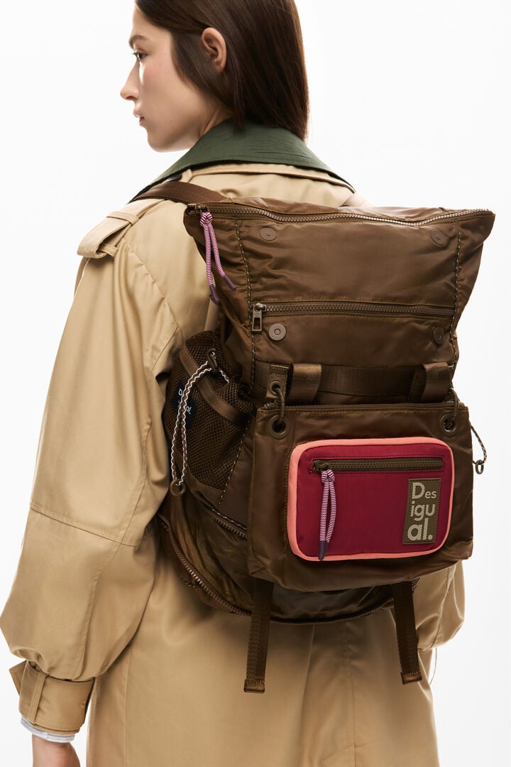 Large Voyager multiposition backpack | Desigual