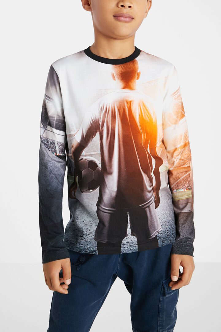 Cotton T-shirt photographic print | Desigual