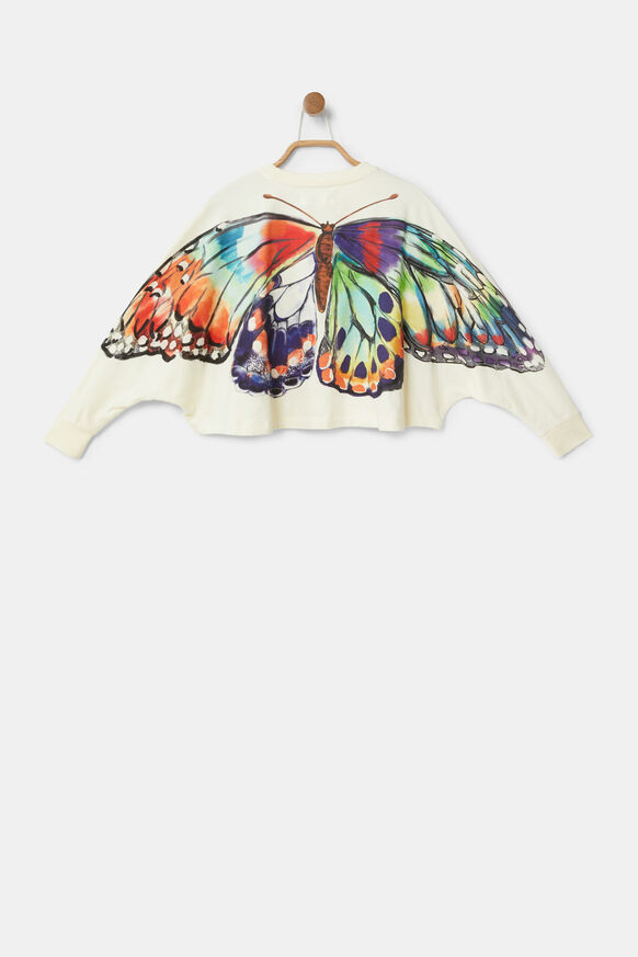 Oversized sweatshirt met vlinder | Desigual