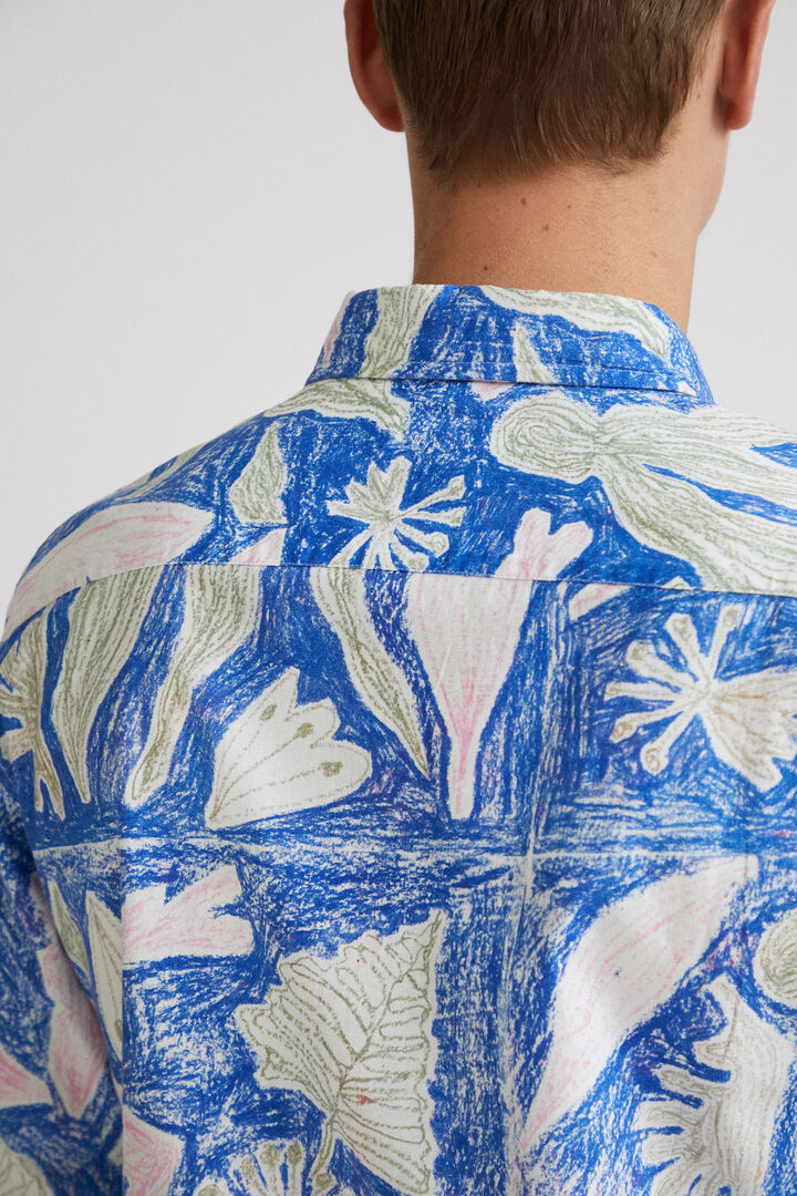 Long-sleeve tropical shirt | Desigual