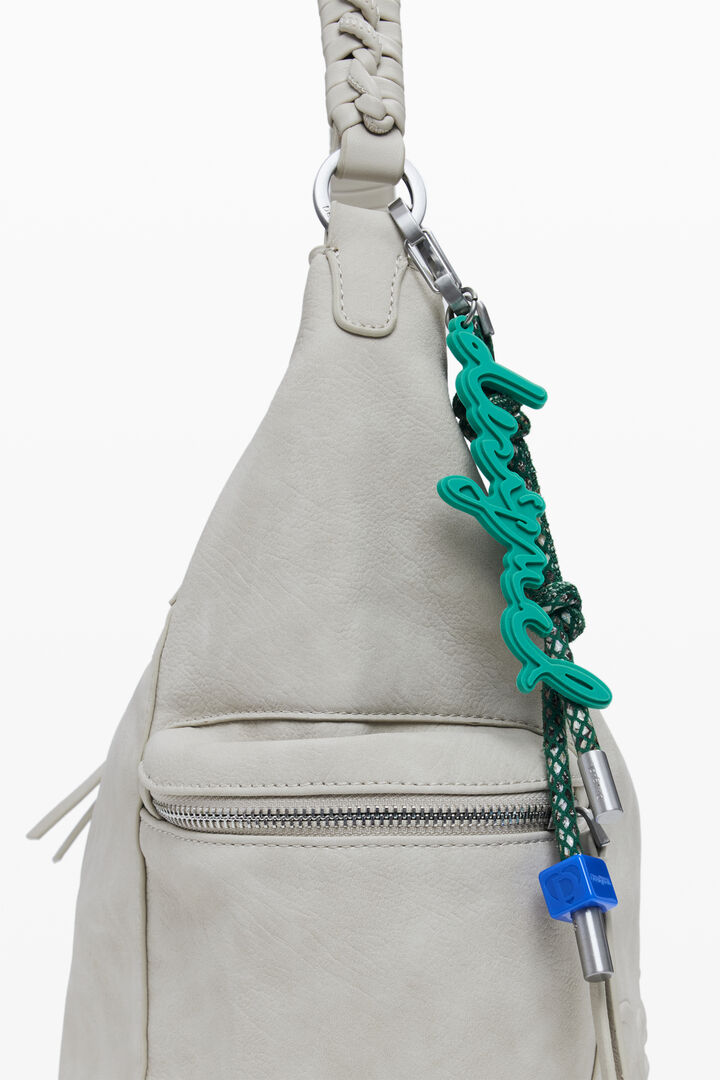 Large logo faux leather backpack | Desigual
