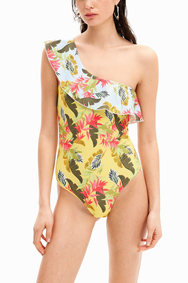 Jungle ruffle swimsuit | Desigual