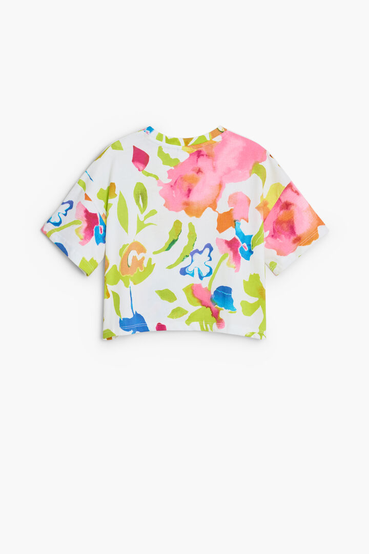 Colorful printed T-shirt | Desigual