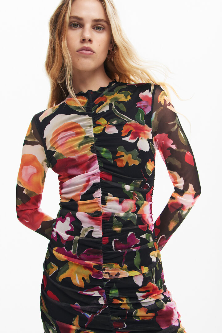 Floral short dress | Desigual