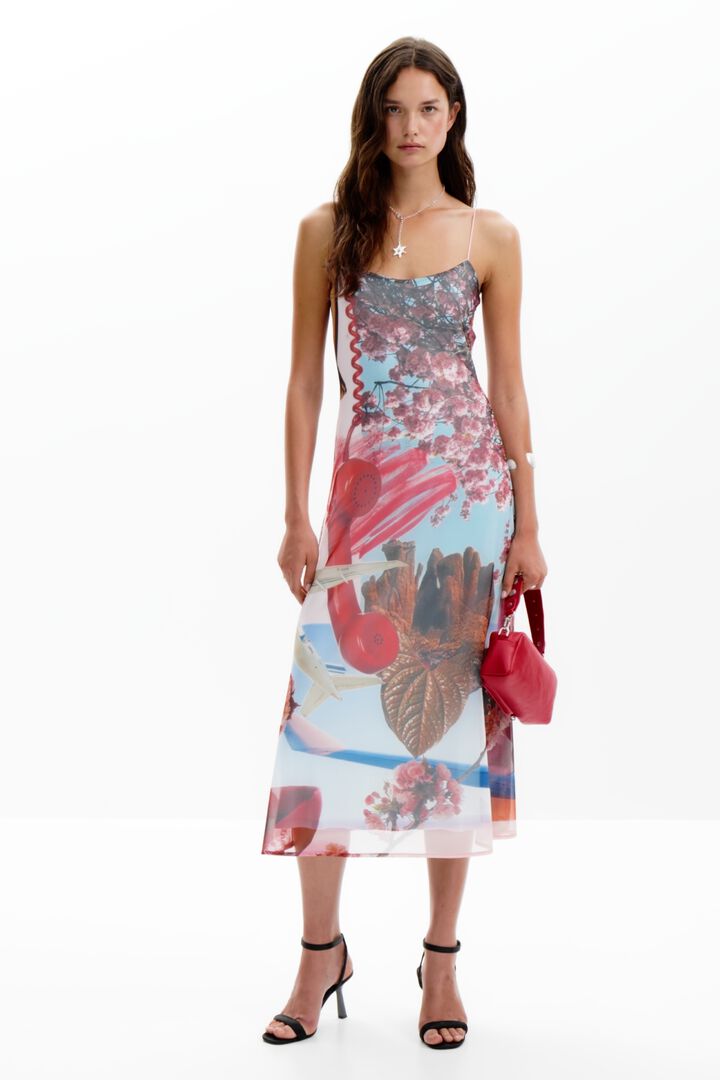 Printed midi dress M. Christian Lacroix | Desigual