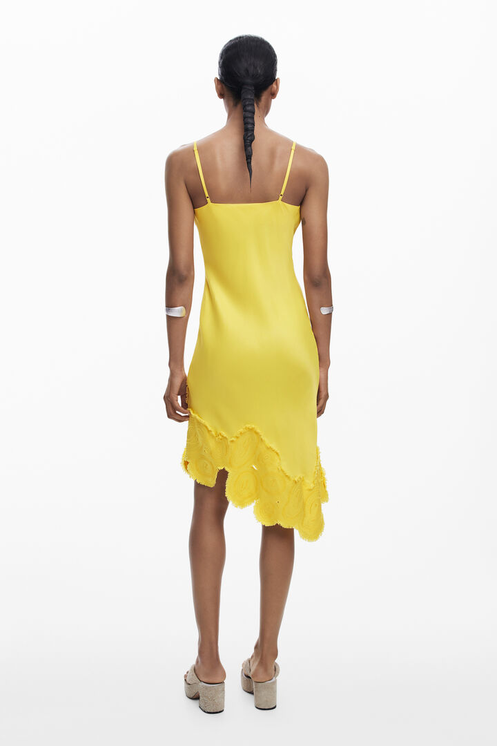 Asymmetric slip dress | Desigual