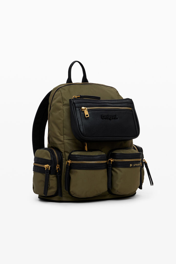 High-capacity nylon backpack | Desigual
