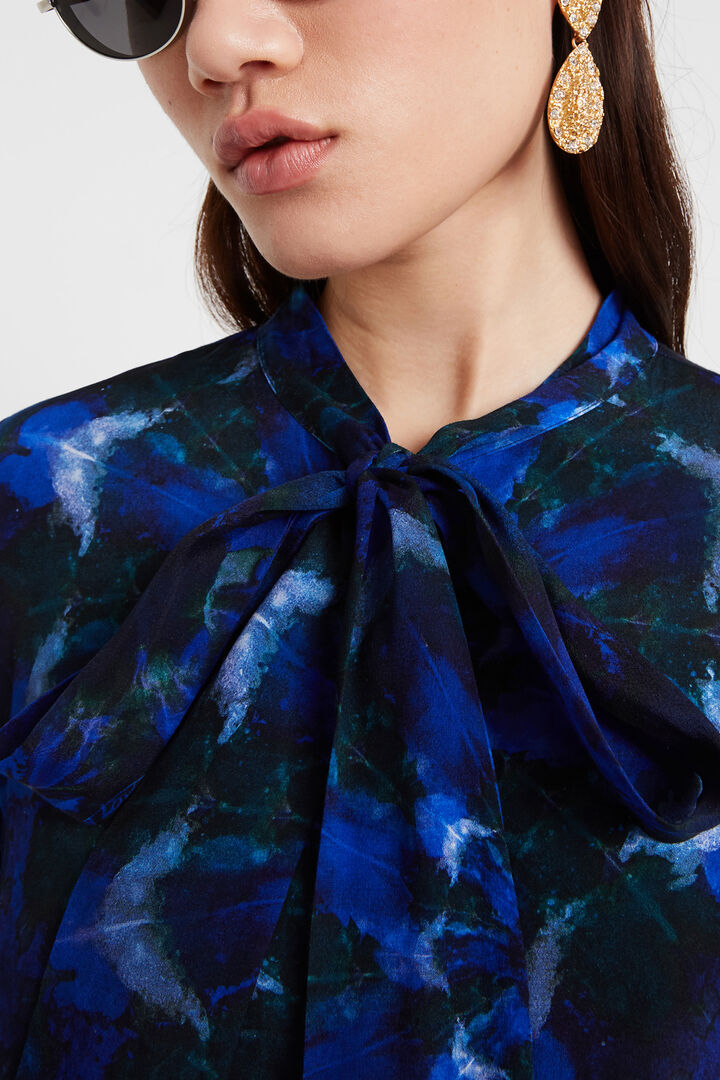 Bedruckte Bluse mit Mandalas in Batik-Optik | Desigual